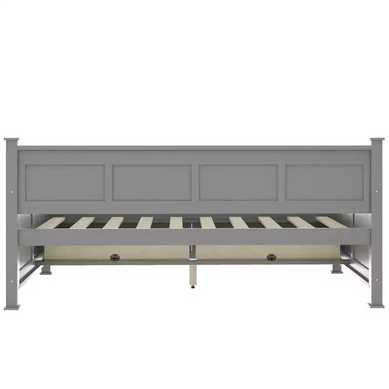 Modern and Rustic Casual Style Twin Size Wood Daybed