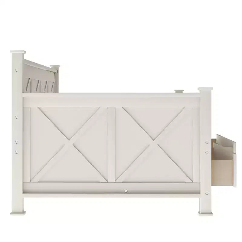 Modern and Rustic Casual Style Twin Size Wood Daybed