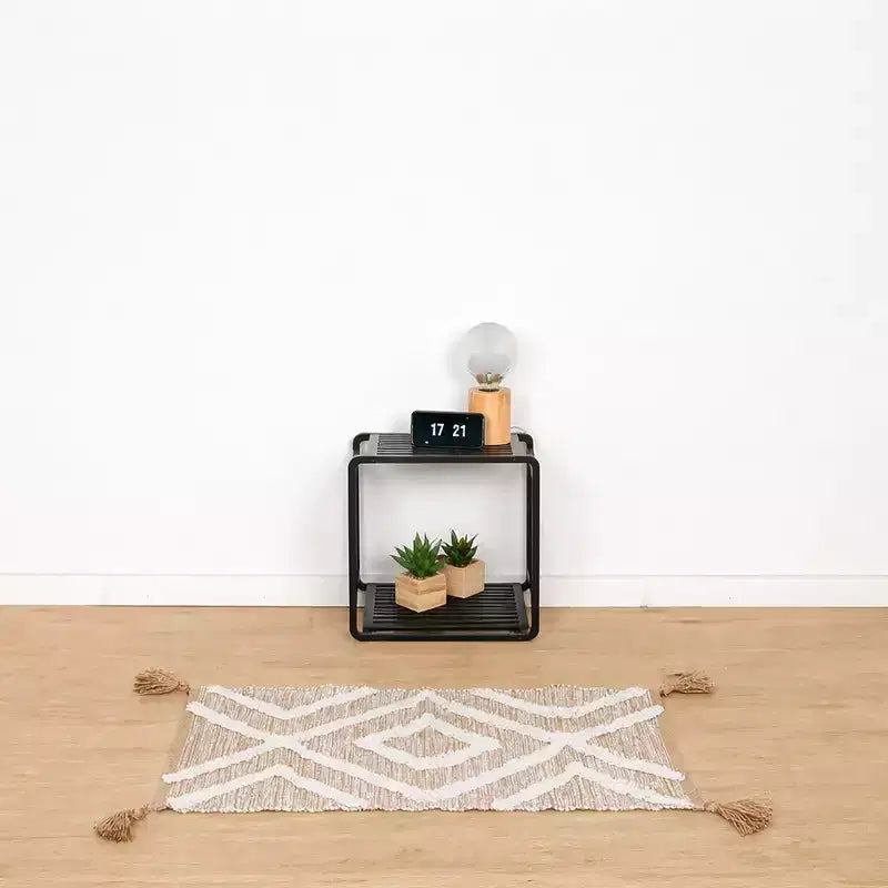 Bamboo Cube Storage, 13" Stackable Shelf Organizer