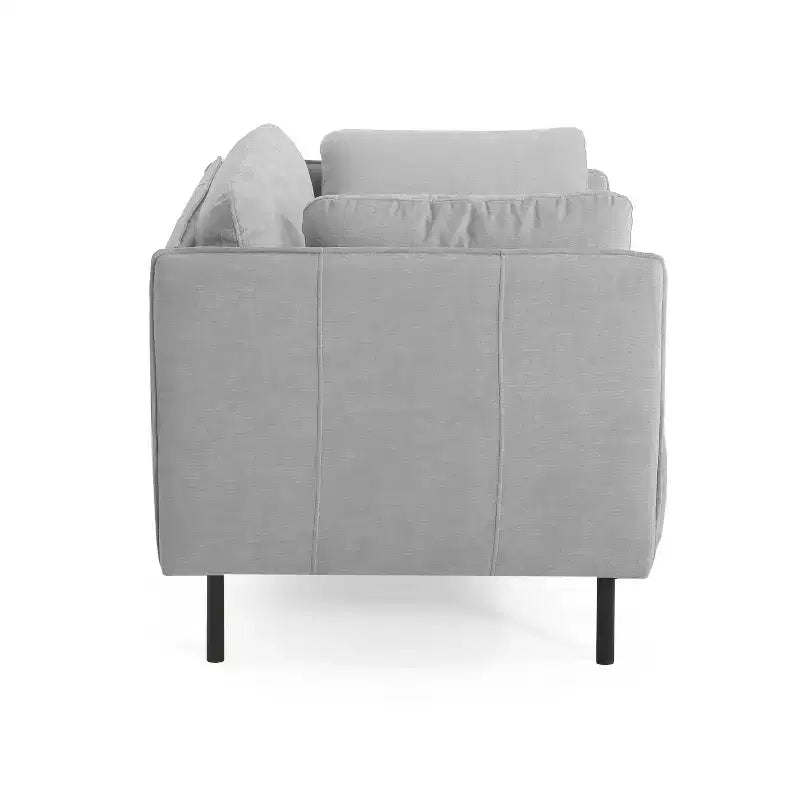 39-Inch Vintage Lounge Chair with Polyester Upholstery, Solid Wood Frame and Steel Legs, for Relaxation