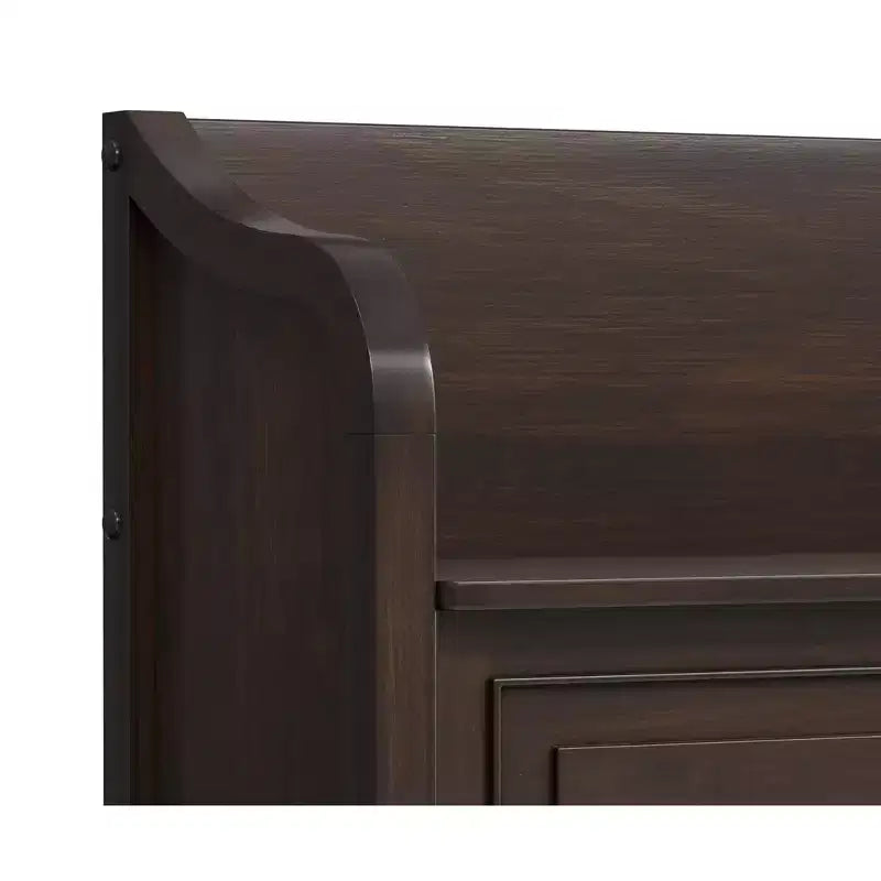 Hampshire SOLID WOOD 56 inch Wide Traditional Wide Entryway Storage Bench