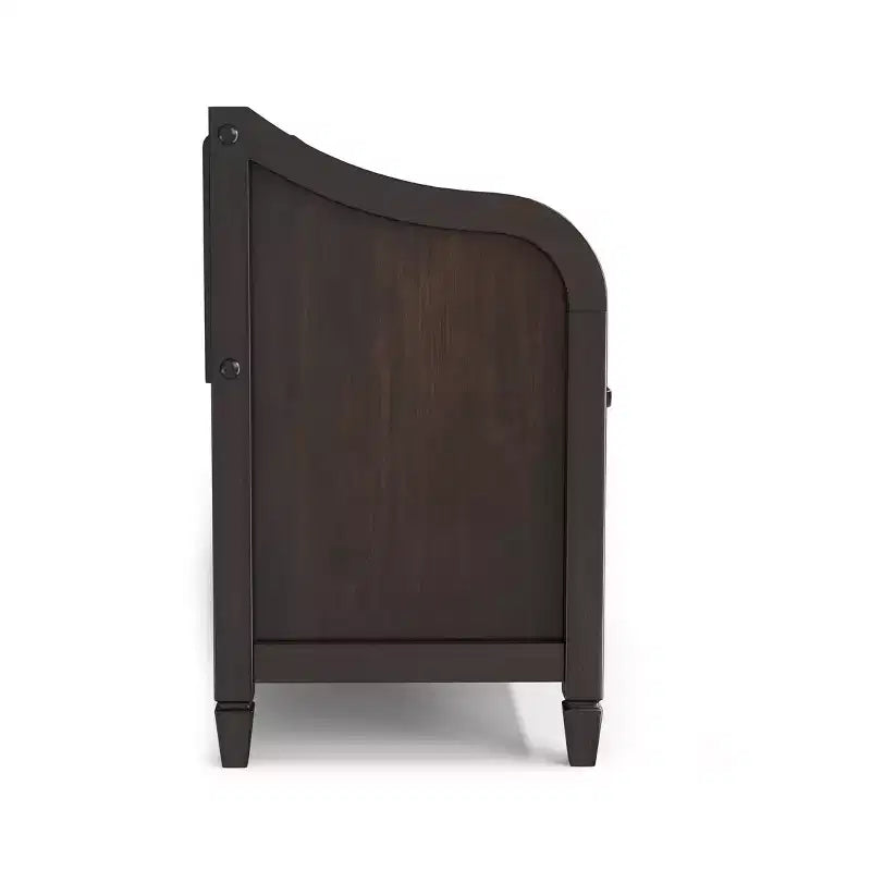 Hampshire SOLID WOOD 56 inch Wide Traditional Wide Entryway Storage Bench