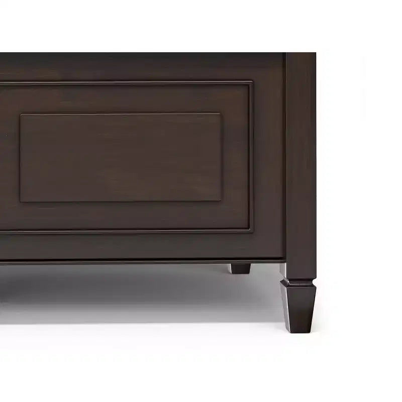 Hampshire SOLID WOOD 56 inch Wide Traditional Wide Entryway Storage Bench