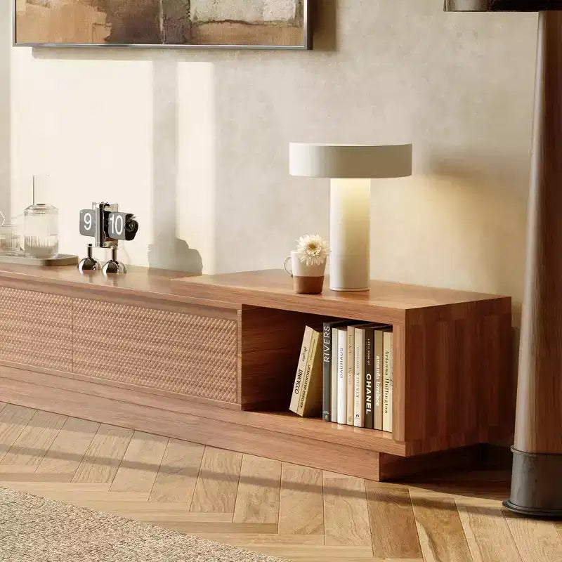 78.74–102.3" Extendable TV Stand with 3 Drawers, Textured Front Design & Modern Media Console for Living Room
