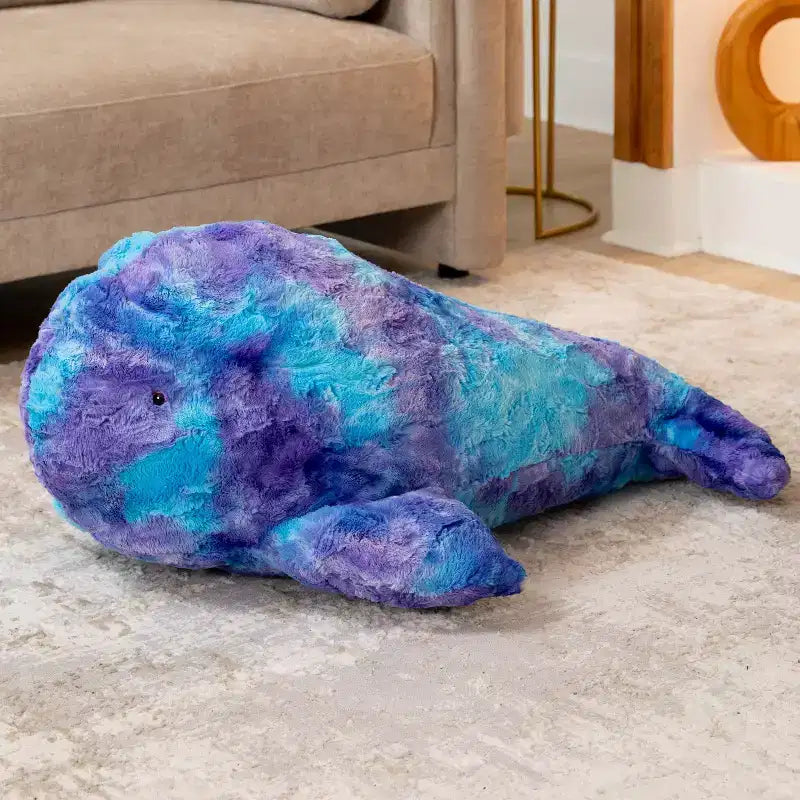 Marina the Whale Sea Buddy Large Kids Stuffed Animal Bean Bag and Pouf