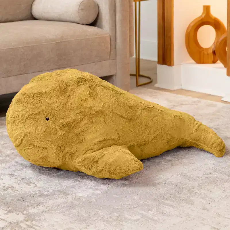 Marina the Whale Sea Buddy Large Kids Stuffed Animal Bean Bag and Pouf