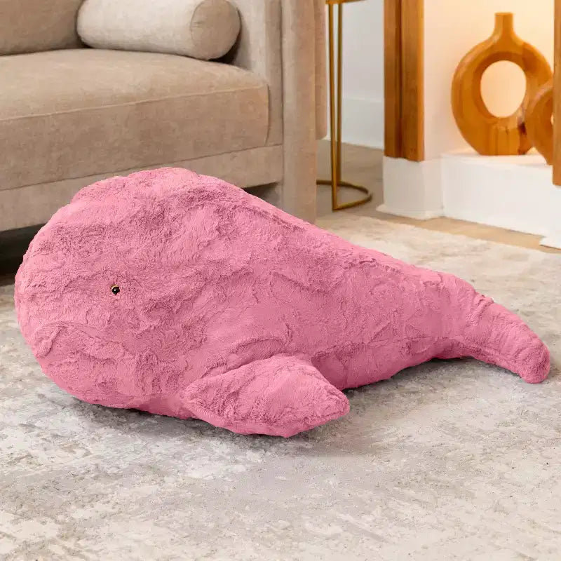 Marina the Whale Sea Buddy Large Kids Stuffed Animal Bean Bag and Pouf