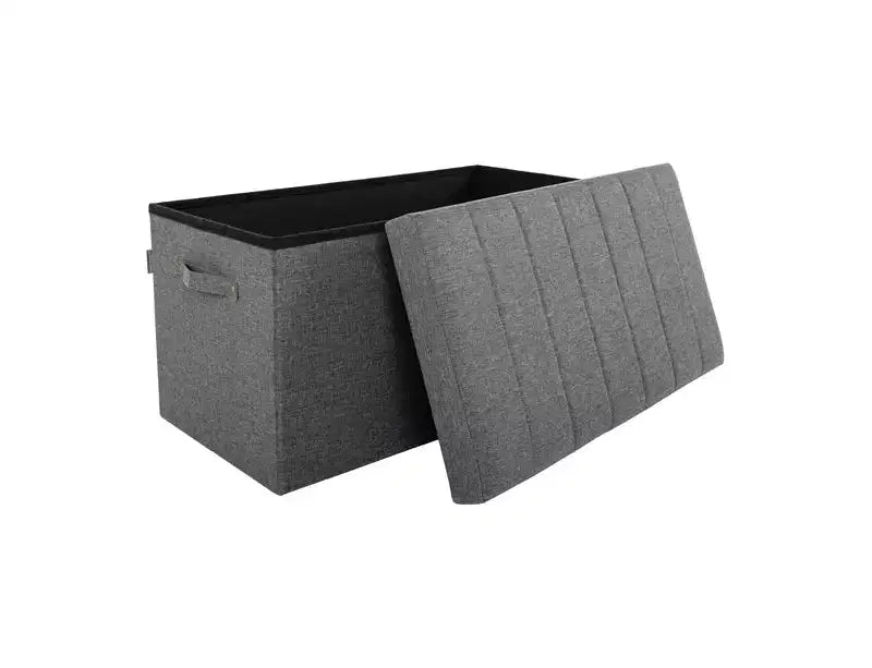 Channel Tufted Storage Trunk with Handles, 30 W x 15.7 D x 15.7 H