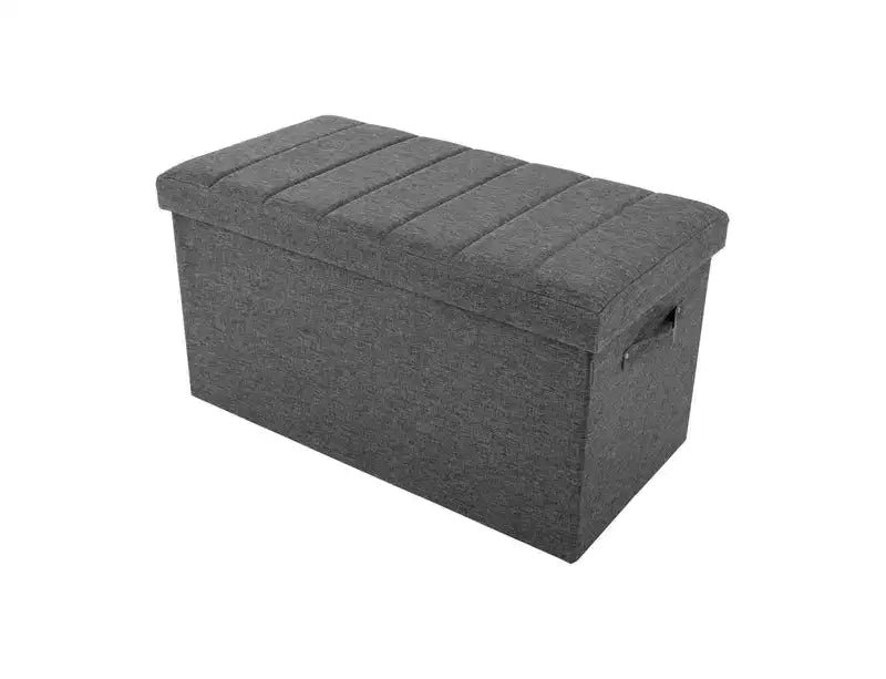 Channel Tufted Storage Trunk with Handles, 30 W x 15.7 D x 15.7 H