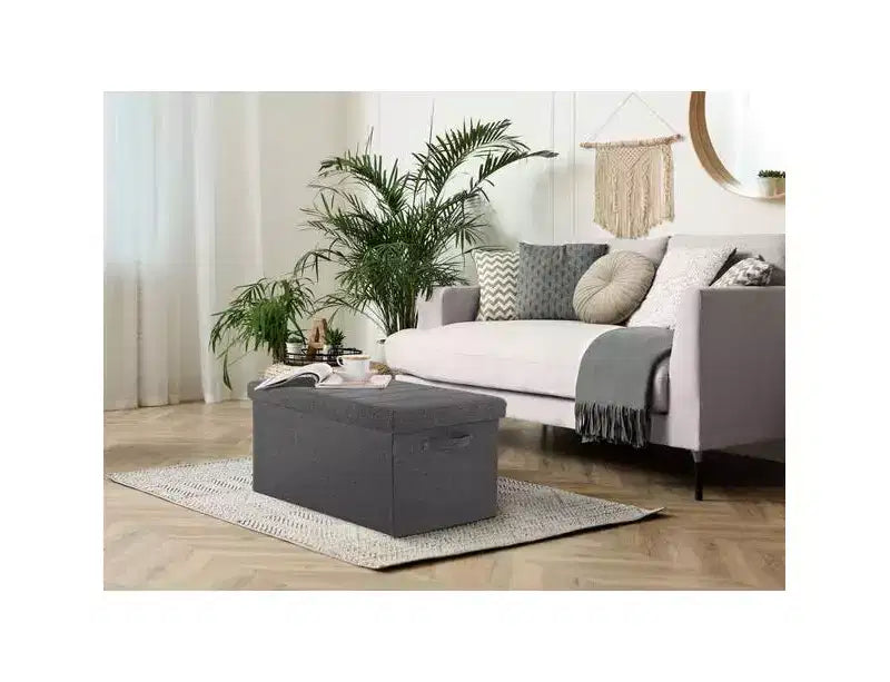 Channel Tufted Storage Trunk with Handles, 30 W x 15.7 D x 15.7 H