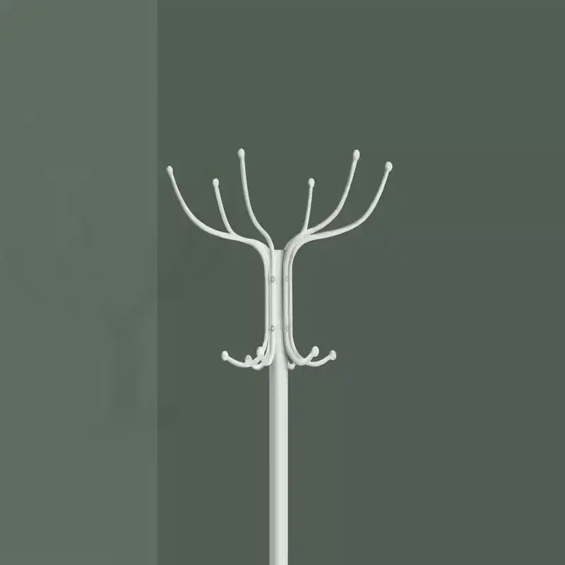 70 Metal Coat Rack 12 Hooks with Umbrella Holder Hall Tree