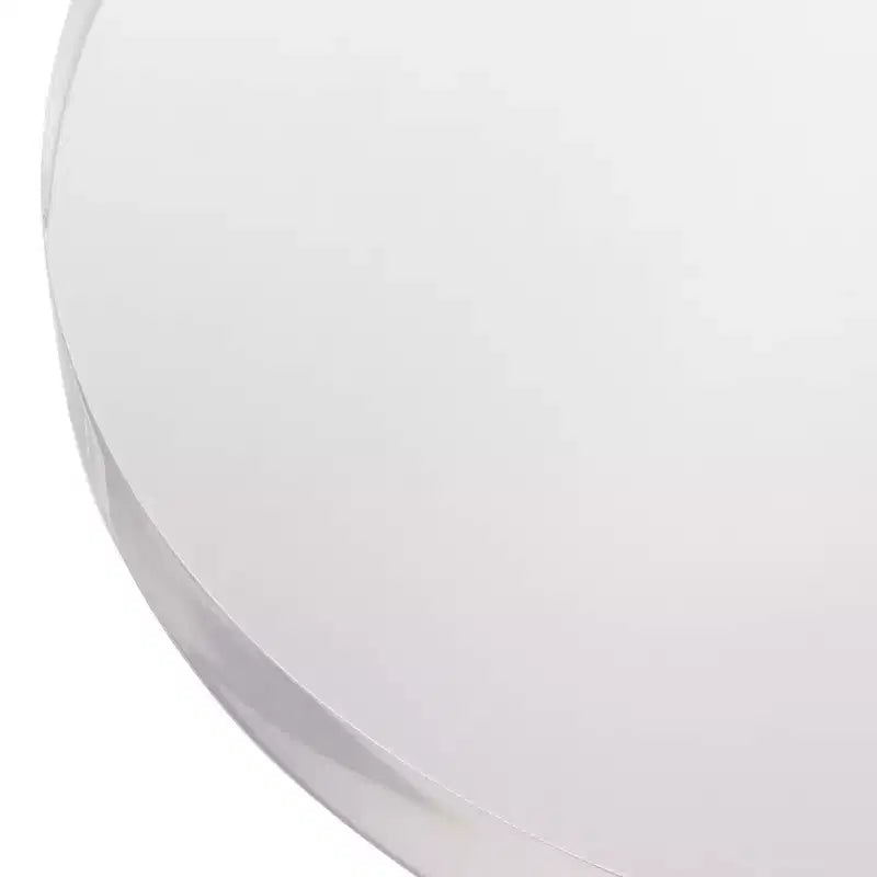 Callie 14 Wide Gold and Clear Acrylic Round Side Table