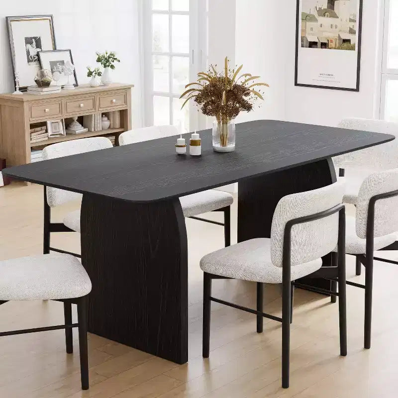 Modern Wood Kitchen Table Dining Room Table