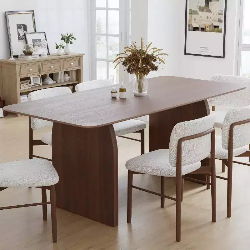 Modern Wood Kitchen Table Dining Room Table