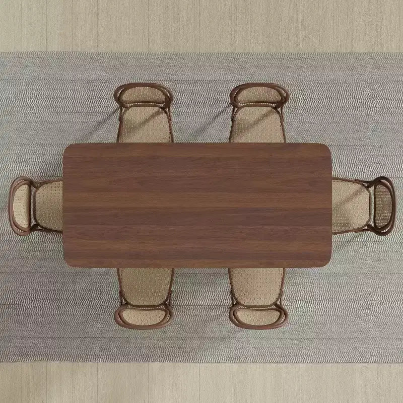Modern Wood Kitchen Table Dining Room Table