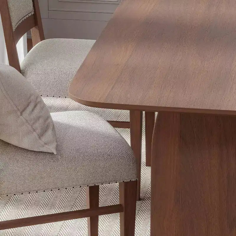 Modern Wood Kitchen Table Dining Room Table