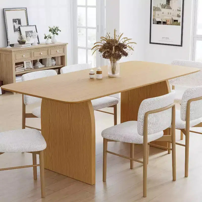 Modern Wood Kitchen Table Dining Room Table